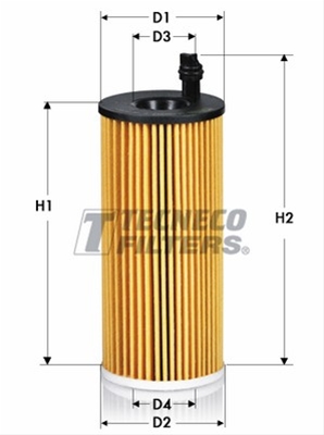Imagine pentru produsul „FILTRU ULEI - TECNECO"