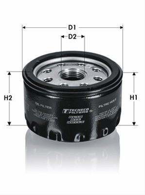 Imagine pentru produsul „FILTRU ULEI - TECNECO"