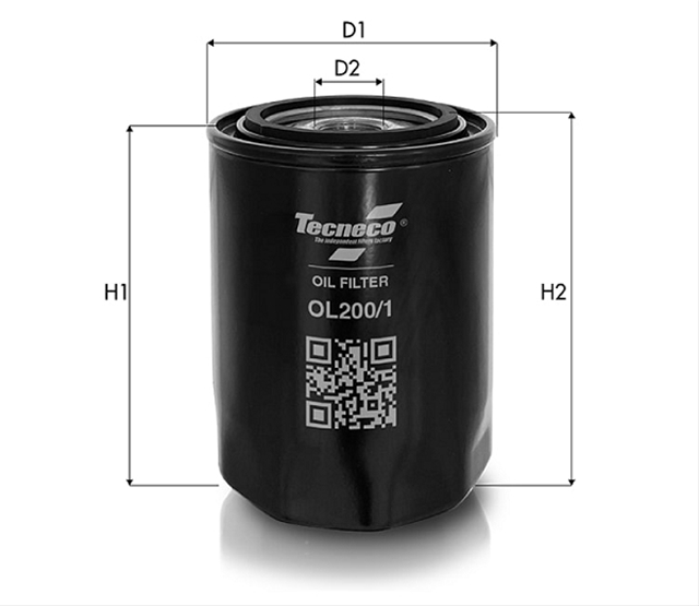 Imagine pentru produsul „FILTRU ULEI - TECNECO"