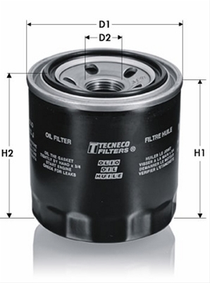 Imagine pentru produsul „FILTRU ULEI - TECNECO"