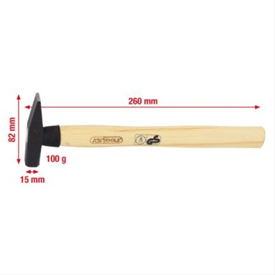 Imagine pentru produsul „CIOCAN PTR LACATUS CU COADA DIN LEMN DE HICKORY, 100G"