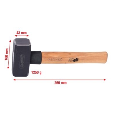 CIOCAN PTR LACATUS CU COADA DIN LEMN DE HICKORY, 600G