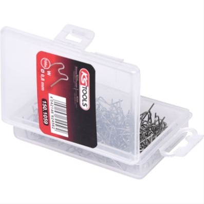 Imagine pentru produsul „CLEMA PTR REPARATII IN FORMA DE W DIAM. 0,8 MM, 100 DE BUCATI"