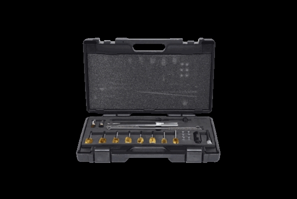 SET CHEI UNGHIULARE CU MANER IN T 8 PCS, CU GAURA
