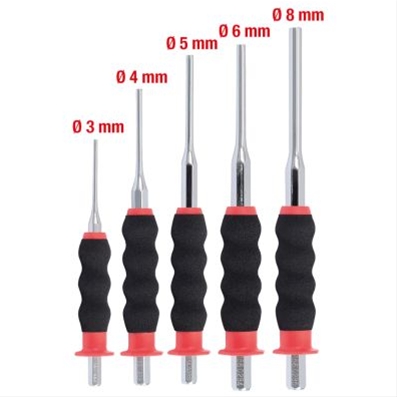 Imagine pentru produsul „SET PERFORATOARE, CRMO, 5 PCS, CILINDRICE"