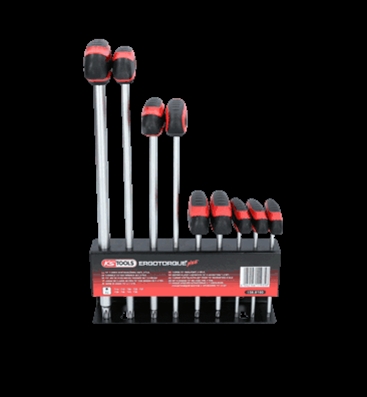 Imagine pentru produsul „SET CHEI UNGHIULARE CU MANER IN T 9 PCS"