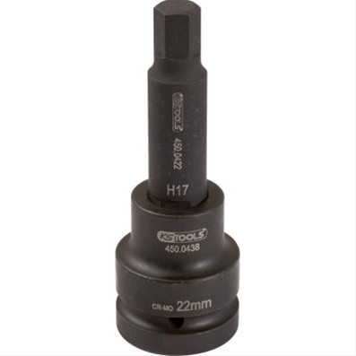 TUBULARA DE IMPACT 3/4 CU BIT HEXAGONAL 19MM