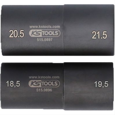 SET TUBULARE DE IMPACT 1/2 PTR JANTE ALUMINIU FORD, 18.5 21.5 MM, 2 PCS