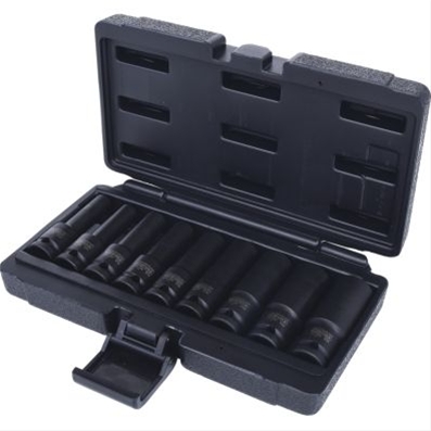 Imagine pentru produsul „SET TUBULARE DE IMPACT 1/2 TORX E10E24 9 PCS"