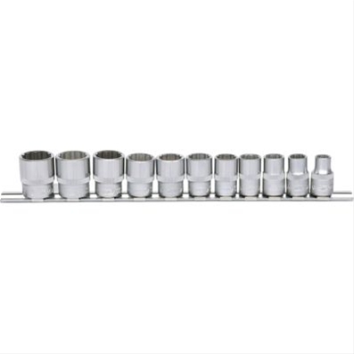 SET TUBULARE 3/8 BIHEXAGONALE 819MM, 11 PCS