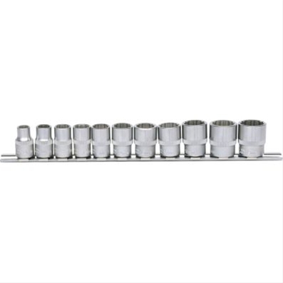 SET TUBULARE 3/8 BIHEXAGONALE 819MM, 11 PCS