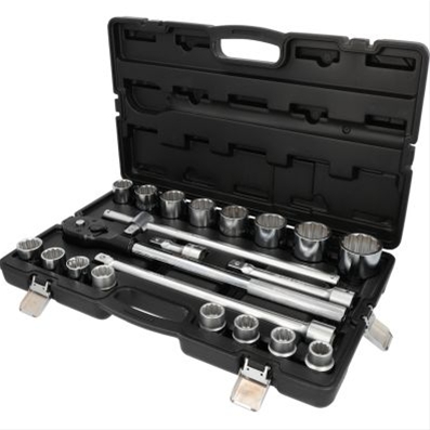 SET CHEI TUBULARE 3/4 BIHEXAGONALE, 21 DE PCS