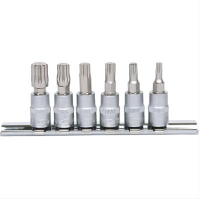 SET TUBULARE XZN CU BIT 1/4, 6 PCS, M4M10