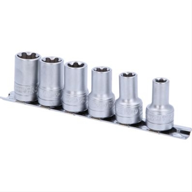 Imagine pentru produsul „SET CAPETE DE CLICHET TORX-E-PLUS 3/8, 6 PIESE, EPL10-EPL20"