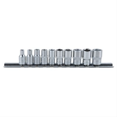 SET TUBULARE 1/4 HEXAGONALE 413MM 10 PCS, PE SINA