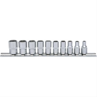SET TUBULARE 1/4BIHEXAGONALE 10 PCS 413MM