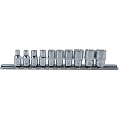 SET TUBULARE 1/4BIHEXAGONALE 10 PCS, 413MM