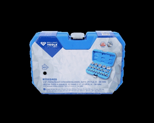 TUBULARA 1/4 CU BIT HEXAGONAL 6 MM 38MM-BRILLIANT TOOLS