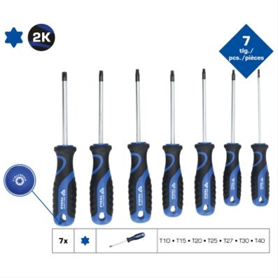 SET SURUBELNITE TORX T10-T40 7 PCS-BRILLIANT