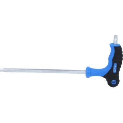 Imagine pentru produsul „CHEIE UNGHIULARA CU MANER T TORX CU GAURA FRONTALA T40 X 150 MM-BRILLIANT TOOLS"