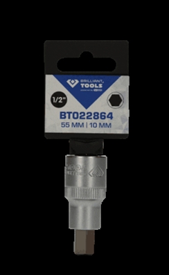 TUBULARA 1/2 CU BIT HEXAGONAL 10 MM SCURT