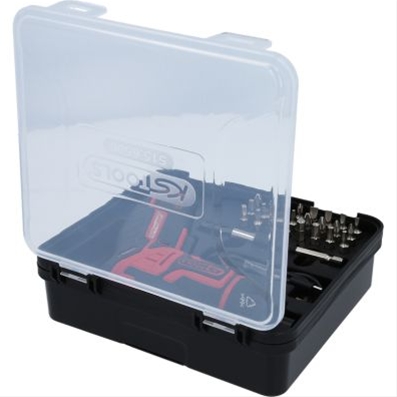 SET SURUBELNITE CU ACUMULATOR PTR BITI EMONSTER DE 1/4, 27 PCS