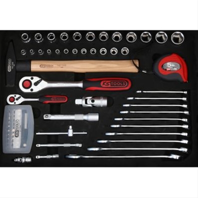 Imagine pentru produsul „1/4 + 1/2 GEAMANTAN DE SCULE ELECTRICIENI, 128 PCS"