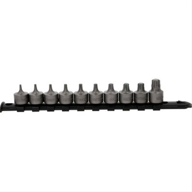 SET TUBULARE 3/8 TORX, 10 PCS T10T55