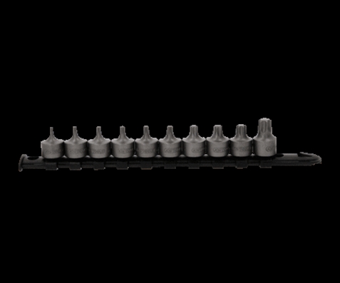SET TUBULARE 3/8 TORX, 10 PCS T10T55