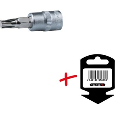 TUBULARA 1/4 CU BIT TORX T20