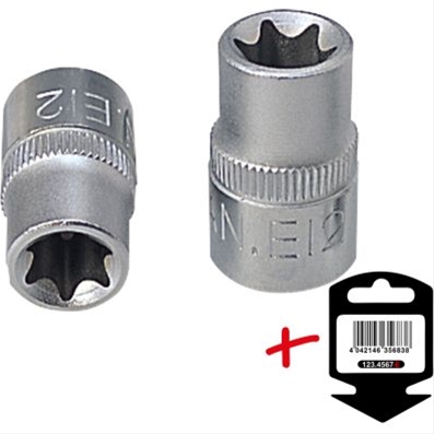 TUBULARA 3/8 PROFIL TORX E8