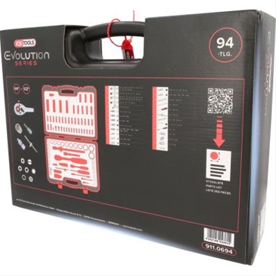 SET CHEI TUBULARE 1/4+1/2, 94 DE PCS
