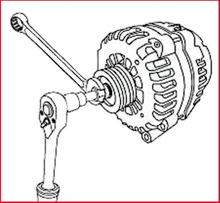 SET CHEI COMBINATE PTR ALTERNATOR, 2 PCS