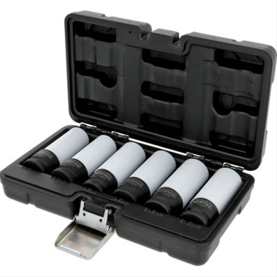 Imagine pentru produsul „SET TUBULARE DE IMPACT 1/2 PTR JANTE DIN ALUMINIU SPECIALE, 6 PCS"