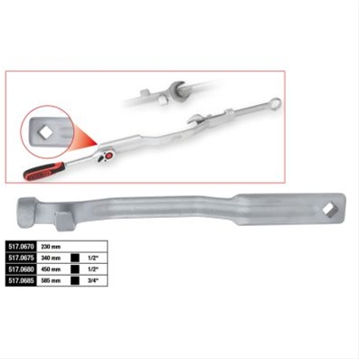 Imagine pentru produsul „PRELUNGITOR DE CHEIE, 580 MM"
