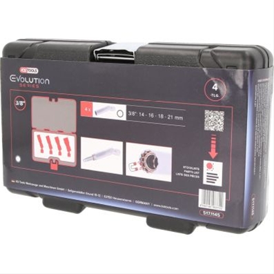 Imagine pentru produsul „SET CAPETE DE CLICHET PTR BUJII 3/8, 4 PCS, MAGNETIC CU ARTICULATIE"