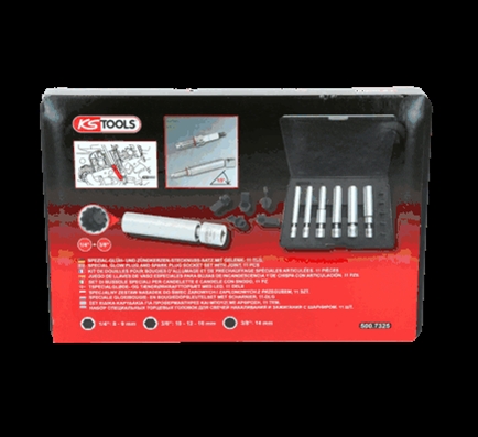 1/4 + 3/8 SET SPECIAL DE PRIZA CU BUJII, CU ARTICULATIE, 11 PCS