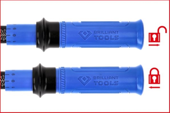 CHEIE DINAMOMETRICA 1/4 1-5NM - BRILLIANT TOOLS