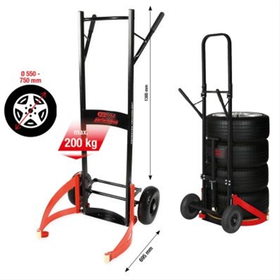 PERFORMANCE CARUCIOR PROFI PT ANVELOPE, FORTA PORTANTA MAX. 200 KG