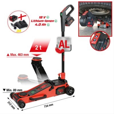 CARUCIOR ELEVATOR HIDRAULIC CU ACUMULATOR EPERFORMANCE, 2 T