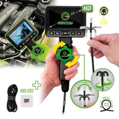 SET VIDEOSCOP HD COMPETITION, SONDA CAMERA FRONTALA 6MM