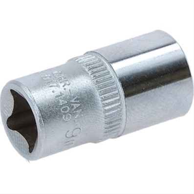 TUBULARA 1/4 HEXAGONALA 9MM