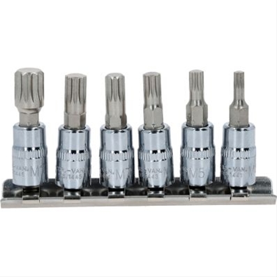 SET TUBULARE 1/4 CU BIT XZN M4M10, 6 PCS