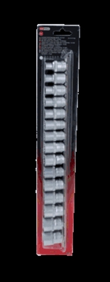 SET TUBULARE 1/2 BIHEXAGONALE 15 PCS, 1024MM