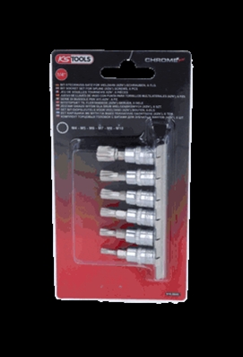 SET TUBULARE 1/4 CU BIT XZN M4M10, 6 PCS