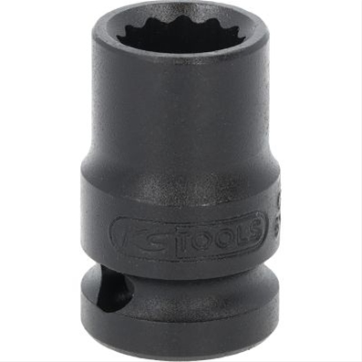 TUBULARA DE IMPACT 1/2 BIHEXAGONAL SCURTA 13MM