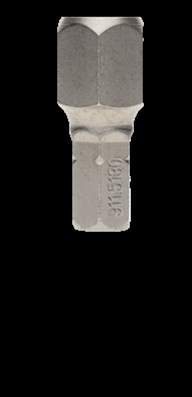 BIT 5/16 CU LOCAS HEX., 30MM 12MM