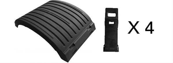 Imagine pentru produsul „MEDIUM REAR MUDGUARD MP2-MP3 W/KIT RUBBER TENS 200.13500"