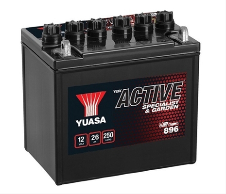 Imagine pentru produsul „ACUMULATOR YUASA GRADINA 12V 26AH 250A 187X127X181 +STG"