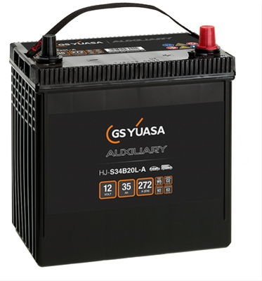 Imagine pentru produsul „ACUMULATOR YUASA AUXILIAR 12V 35AH 272A 197X129X227 +DR"